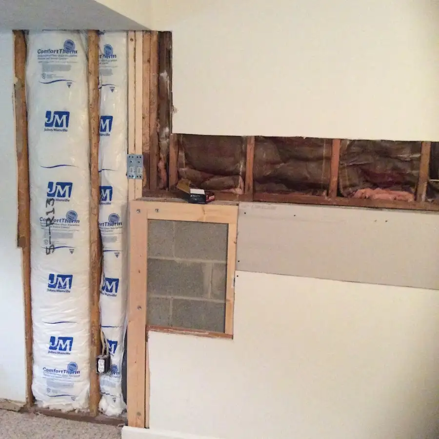 Wall insulation replacement during Odor Removal & Deodorization in Everett